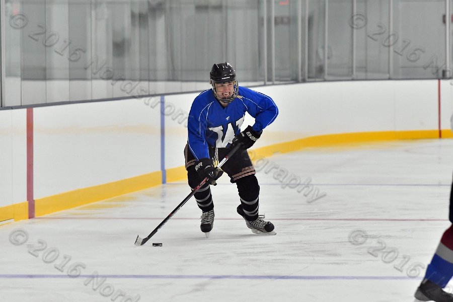 Wheaton College Men\'s Ice Hockey vs Middlesex Community College. - Photo By: KEITH NORDSTROM